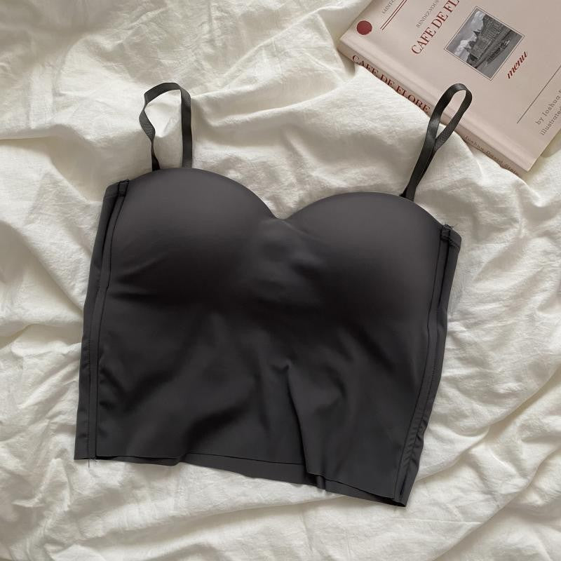 Ice Silk Padded Camisole Bra Top