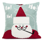 Embroidered Christmas Pillow Cover - Holiday Home Decor