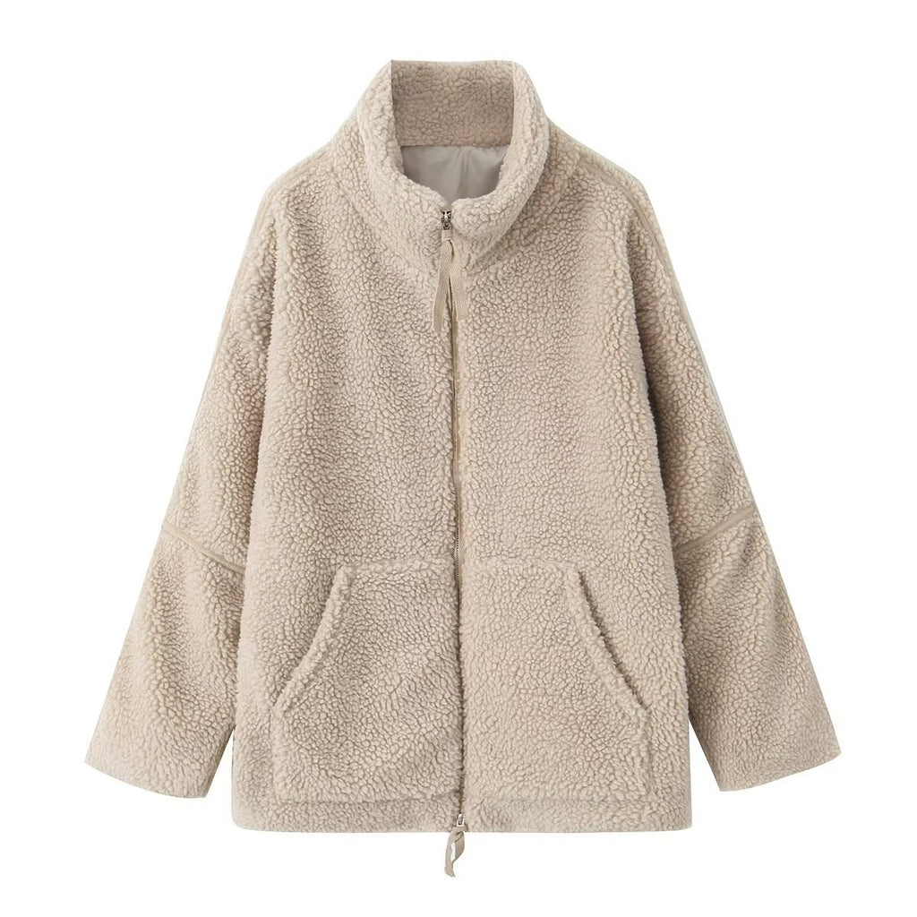 Victoria™ Fleece Teddy Jacket - Beige (Limited Stock)