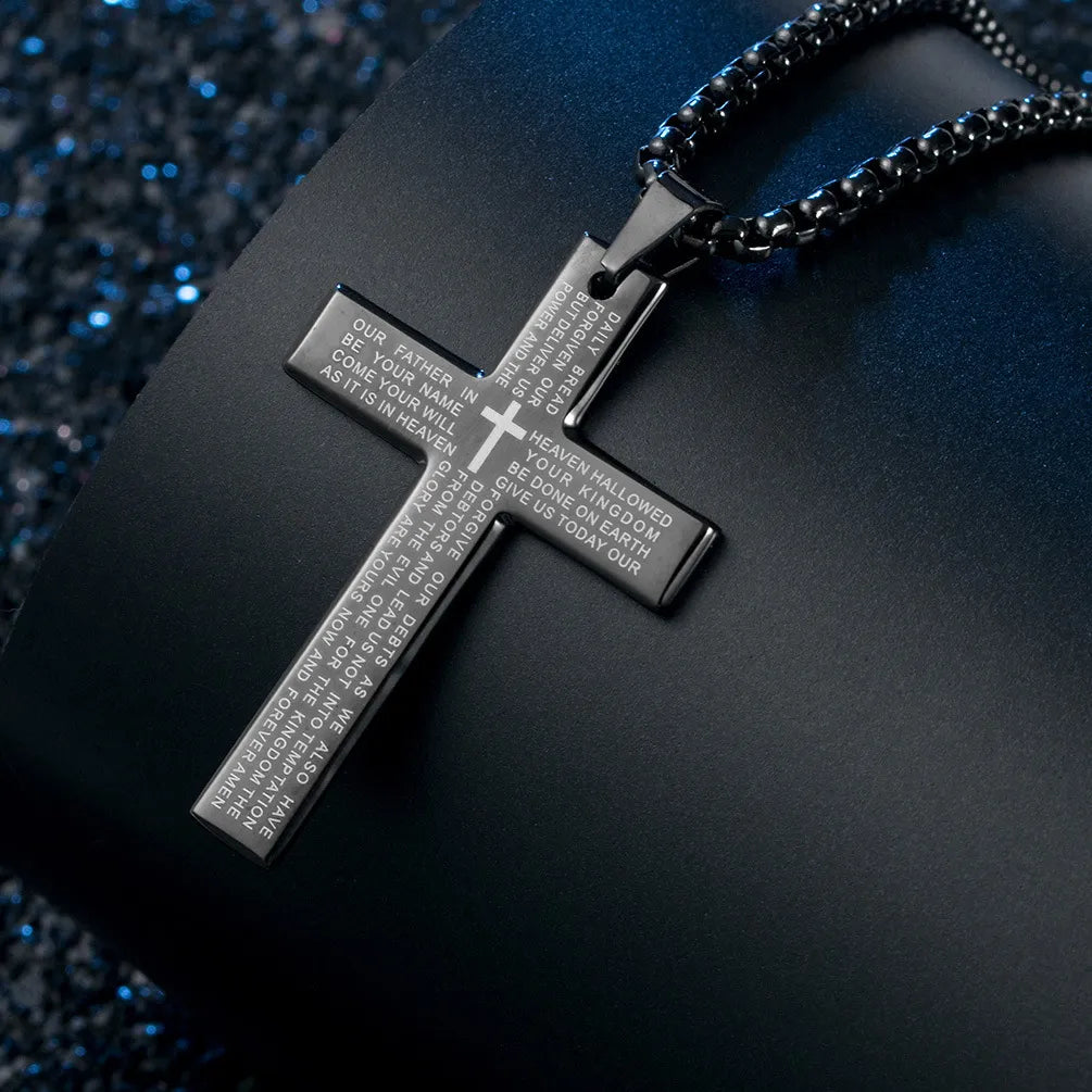 Large Cross Pendant Necklace | Christian Jewelry