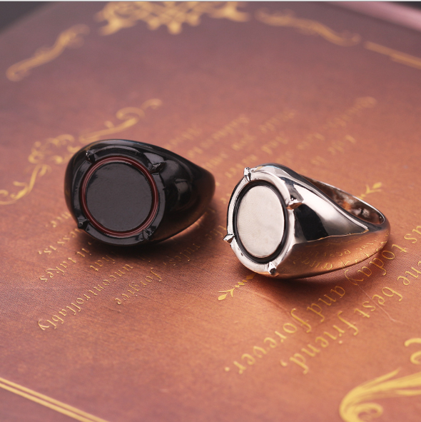Ladybug Cat Noir Black Ring - Direct from Manufacturer