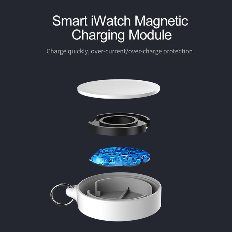 Wireless Charger Keychain for Smartwatch and Devices | Accessory