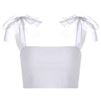 Women's Backless Mesh Strap Tank Top - Spring/Summer 2019