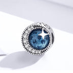 Blue Starry Cat and Dog Bracelet with Unicorn Beads