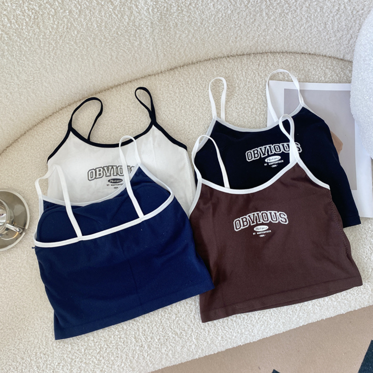 Color Clash Cropped Camisole