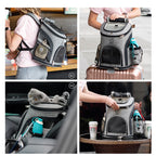 Portable Oxford Cloth Pet Backpack for Cats and Dogs