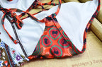 Women's Printed Plunge One-Piece Swimsuit