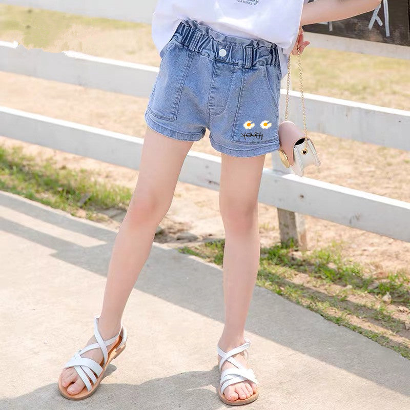 Summer Denim Shorts for Baby Girls - Casual Style