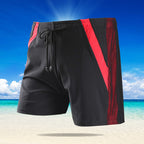 Men's Plus-Size Drawstring Swim Trunks