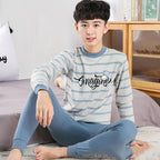 Youth Cotton Underwear Set for Fall Home Wear