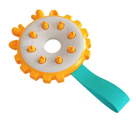 Dog Toothbrush Ring Toy for Bite Resistance Training
