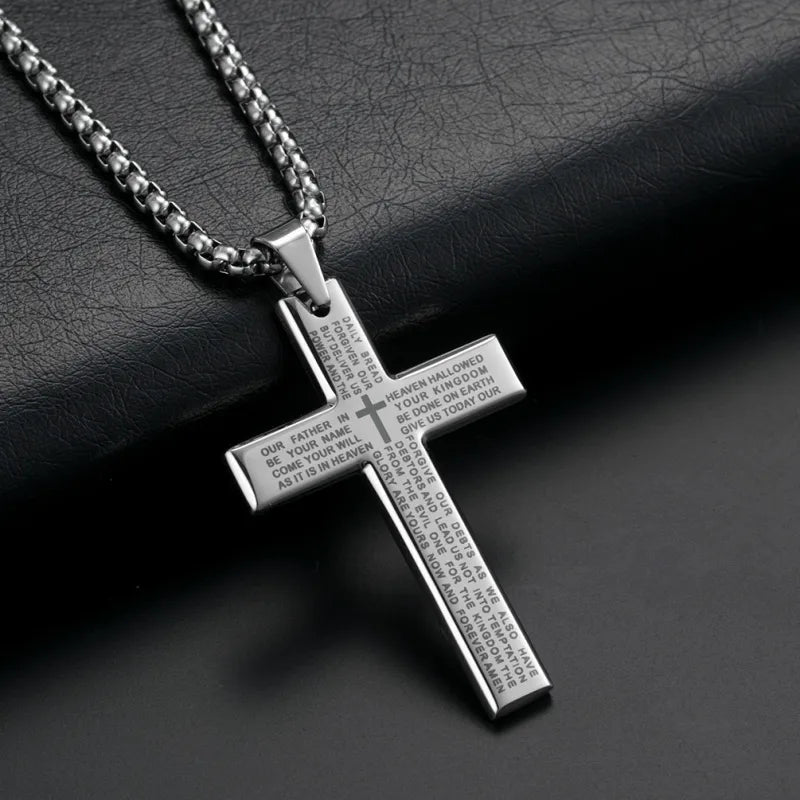 Large Cross Pendant Necklace | Christian Jewelry