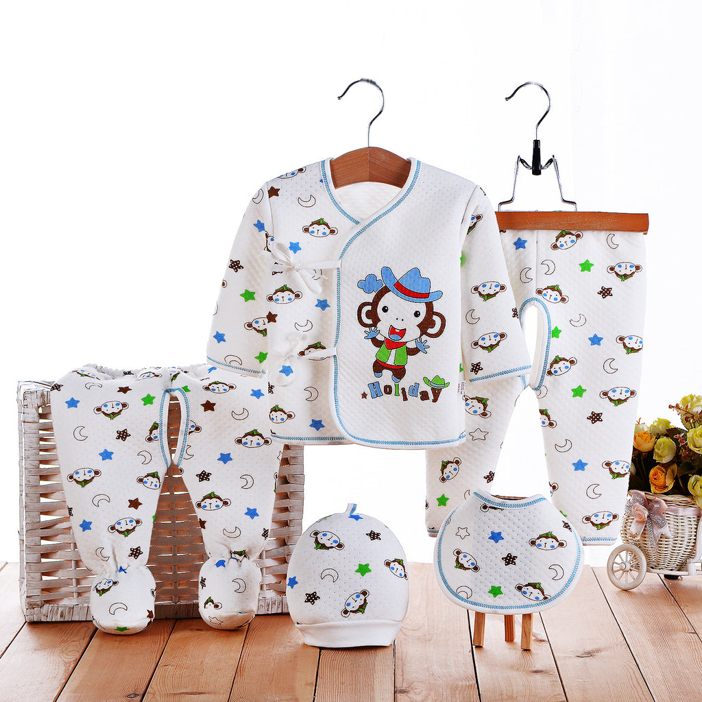 Thick Cotton Baby Thermal Underwear Set (0-4 Months)