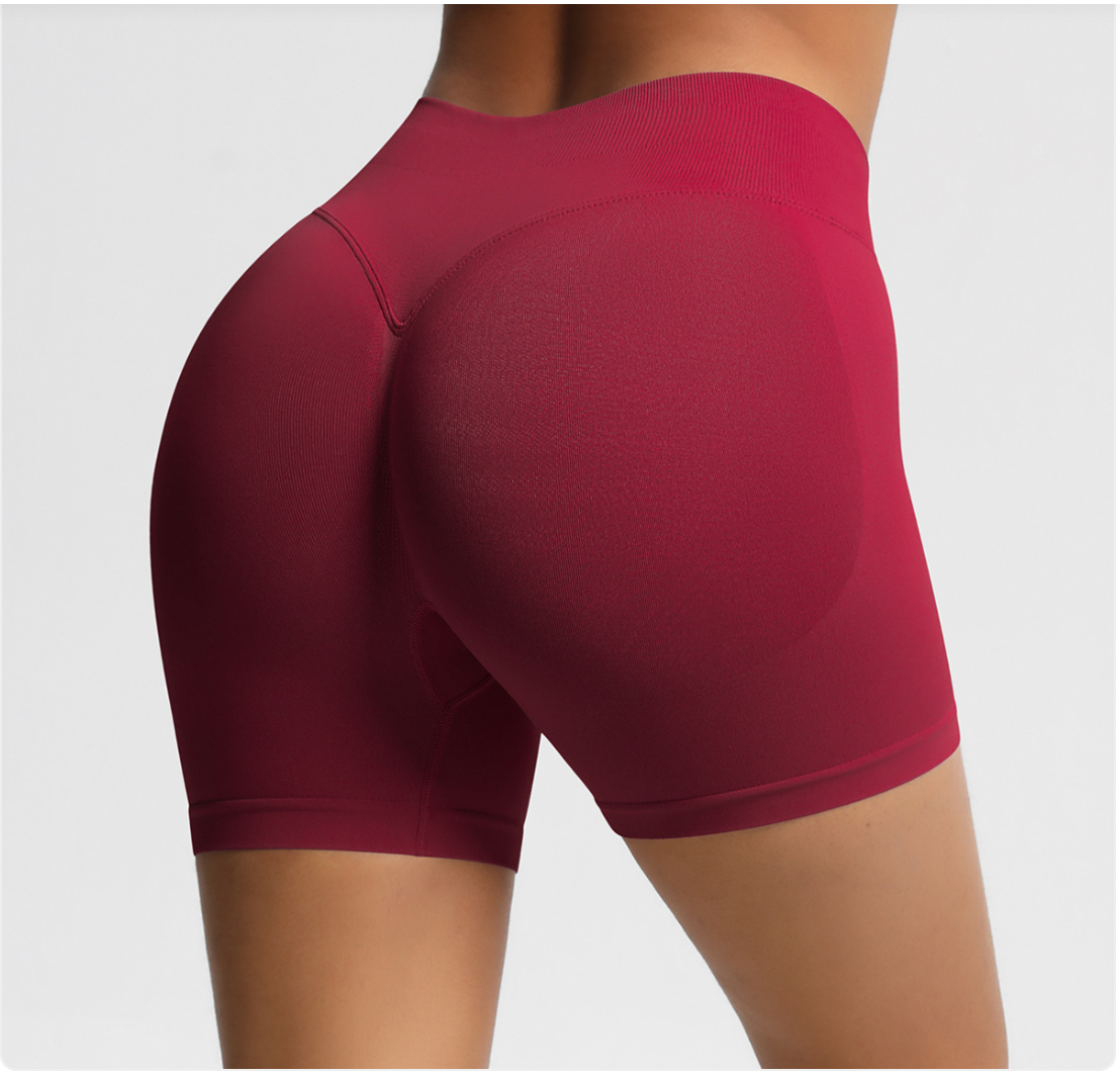 Women's Seamless High Waist Fitness Shorts