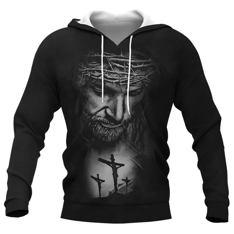 Jesus Amen 3D Hoodie for Men and Women Harajuku Fashion | Faith Streetwear
