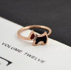 Rose Gold Dog Tail Ring for Pets