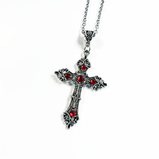 Alloy Christian Gothic Cross Necklace for Men and Women | Christian Jewelry