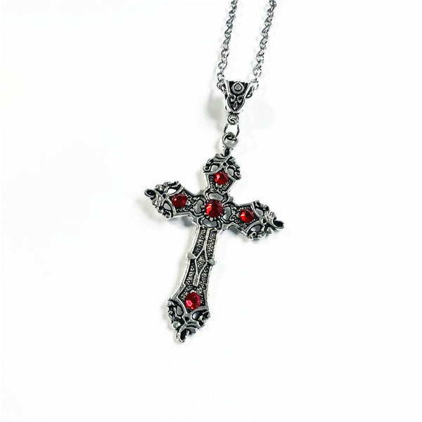 Alloy Christian Gothic Cross Necklace for Men and Women | Christian Jewelry