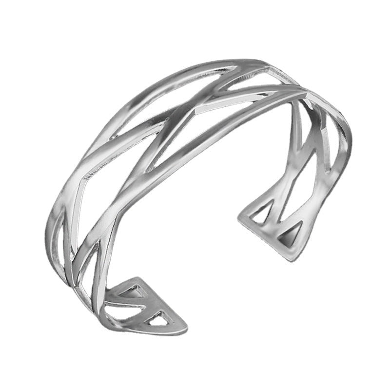 Silver Plated Cross Bracelet from Trend Jewelry