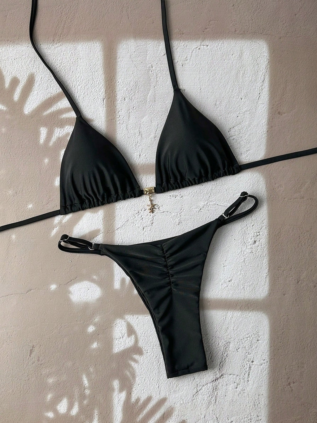 Halter Triangle Thong Bikini