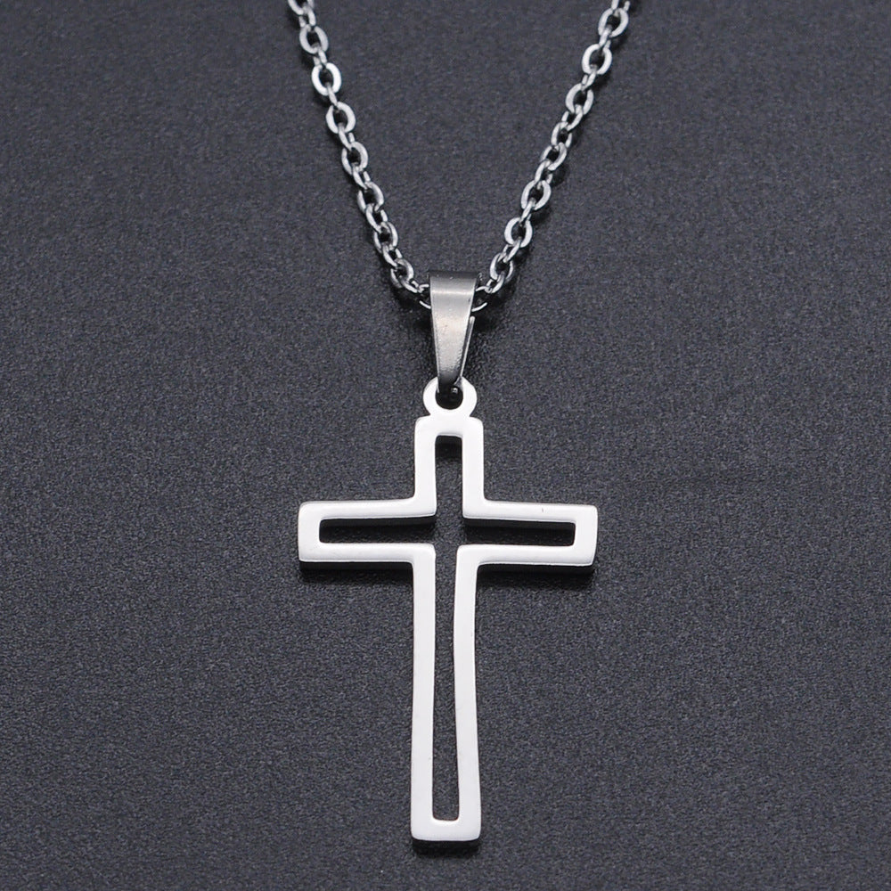 Titanium Steel Cross Necklace for Women - Christian Symbol | Christian Jewelry