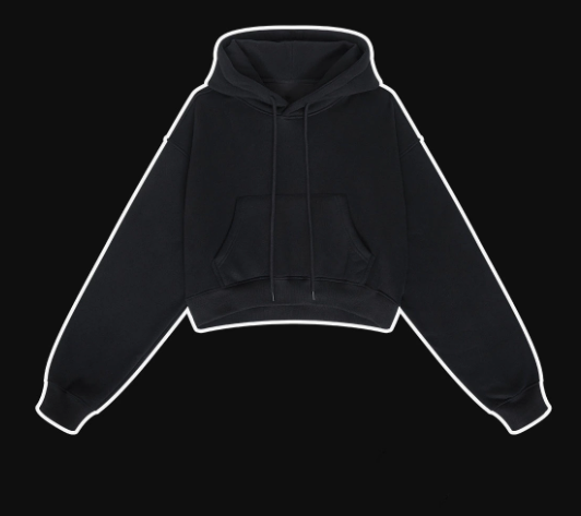 2020 Spring New Women's Cropped Hoodie Sweatshirt | Streetwear