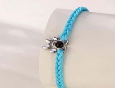 Dog Claw Projection Bracelet with Engraved Photo