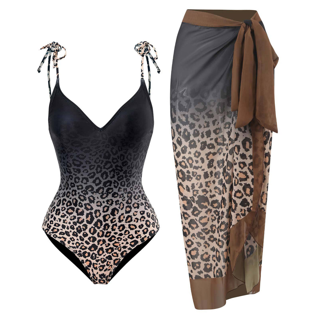 Leopard Chiffon Beach Sarong Wrap