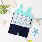 Kids One-Piece Buoyancy Float Swimsuit