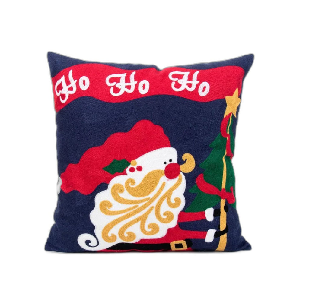 Embroidered Christmas Pillow Cover - Embroidery Christmas 1
