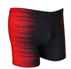 Men's Two-Tone Swim Boxer Trunks
