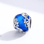 Blue Starry Cat and Dog Bracelet with Unicorn Beads