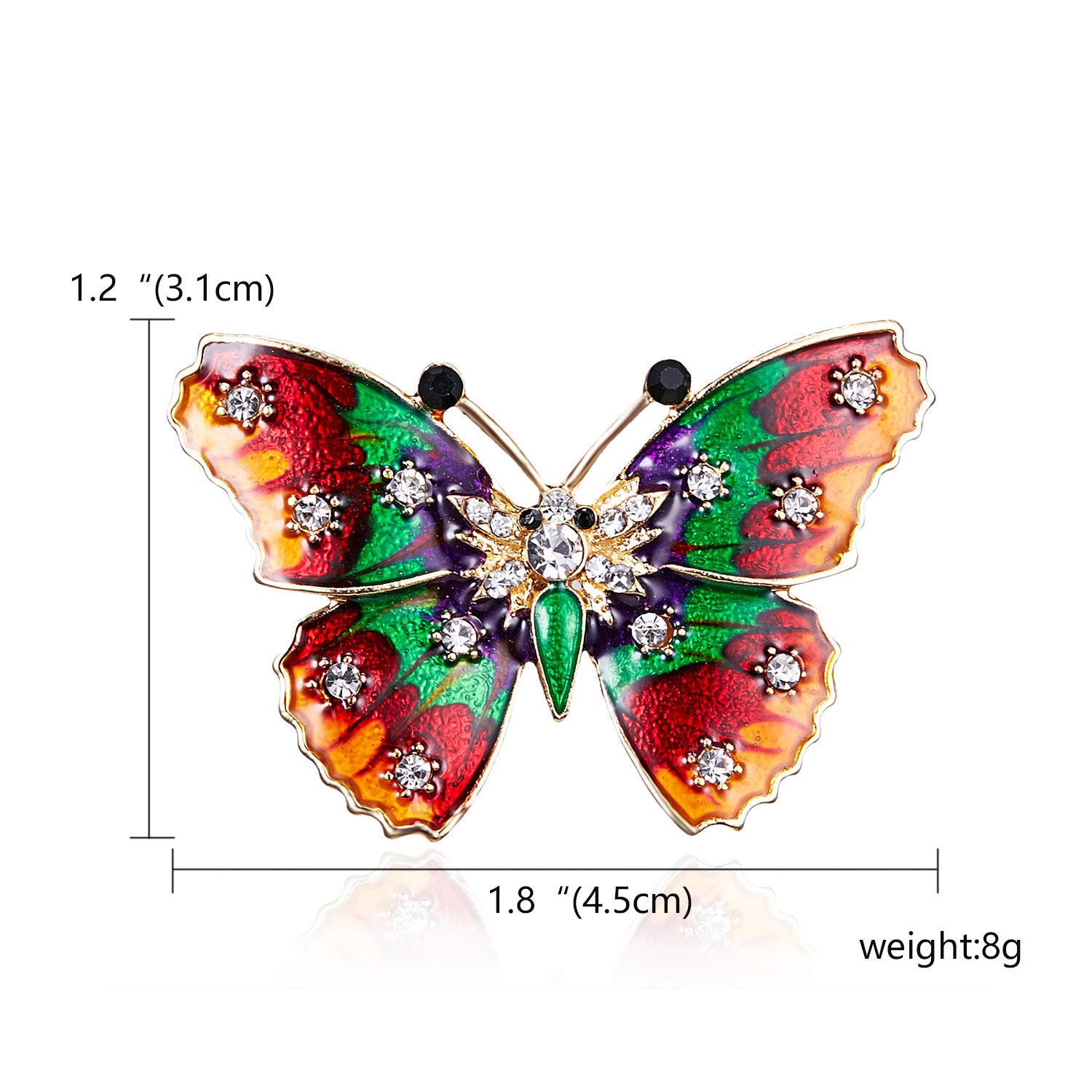 Floral Bird and Butterfly Insect Brooch Collection