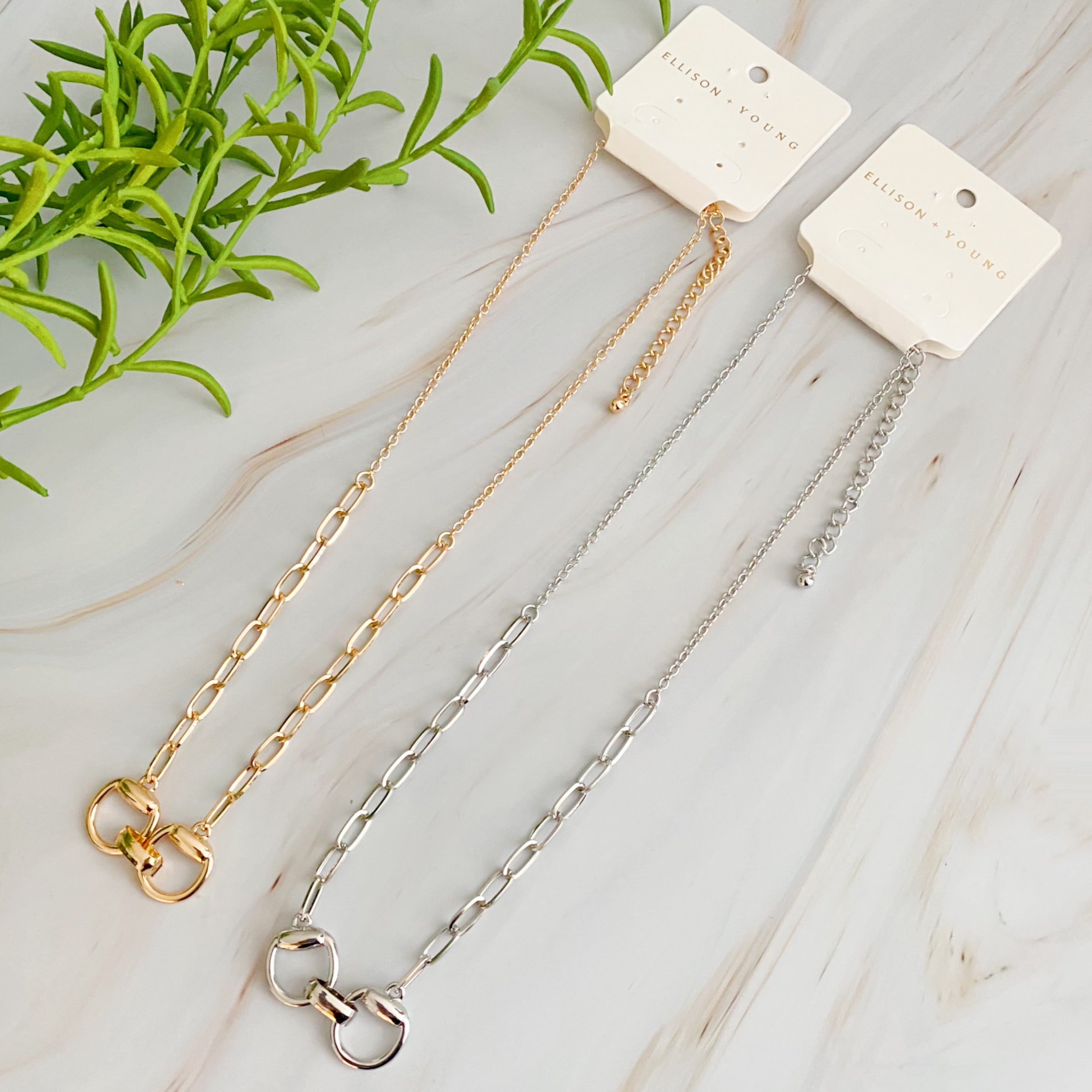 Equestrian Pendant Chain Necklace | Jewelry