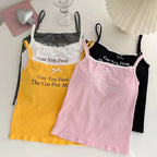 Lightweight Y2K Women's Padded Spaghetti Strap Tank Tops
