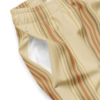 Men's Striped Swim Trunks
