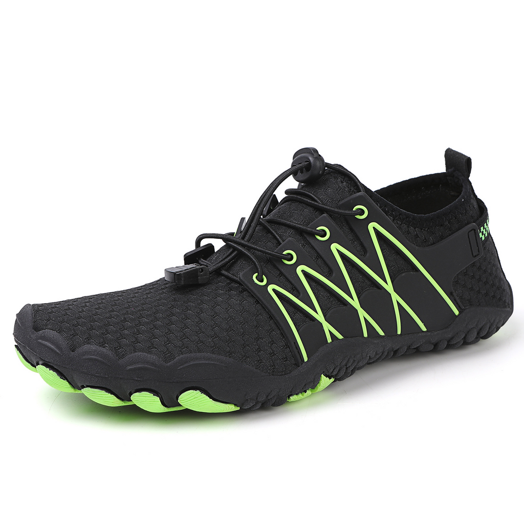 Black Green Barefoot Water Shoes