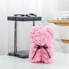 Teddy Rose Flower Bear with Box
