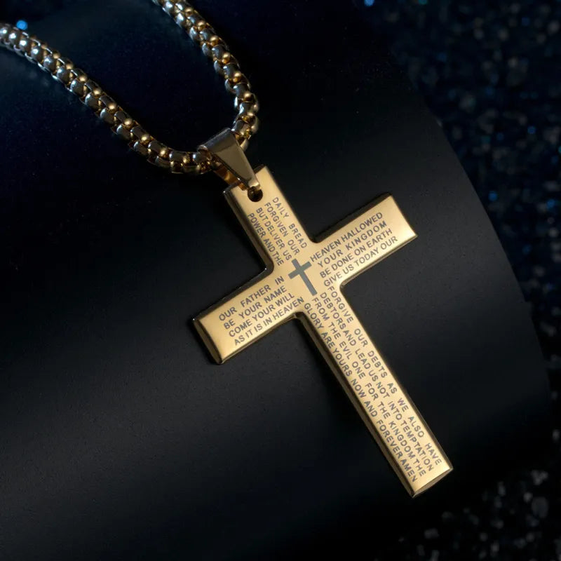 Large Cross Pendant Necklace | Christian Jewelry