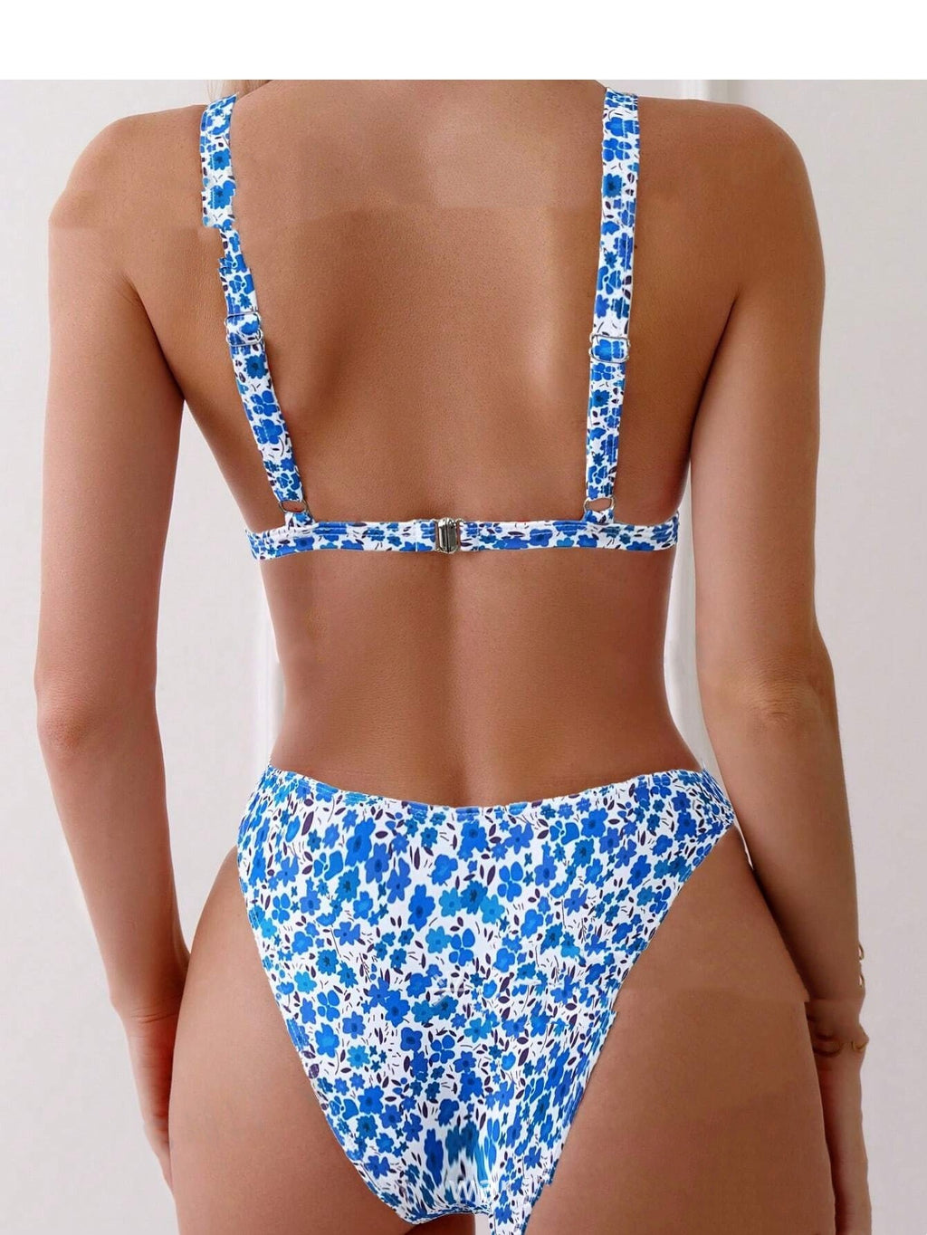 Women's 2 Piece Floral Print Swimsuit