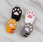 Cute Cartoon Dog and Cat Paw Brooch Pin in Alloy
