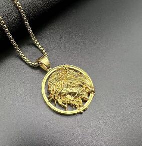316L Steel Calvary Jesus Pendant Necklace (One Piece) | Christian Jewelry