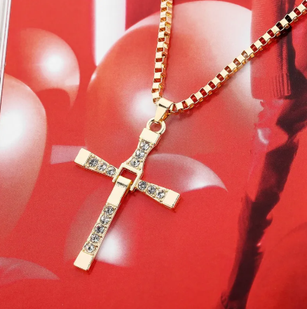Men's Cross Diamond Pendant Necklace | Christian Jewelry
