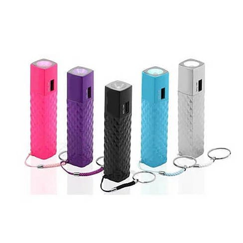 Lipstick Case Style Phone Charger and Flashlight on a Keychain | Accessory