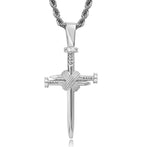 Zircon Cross Pendant Necklace | Christian Jewelry