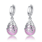 Moonlight Cat Eye Earrings in Luxury Gift Box