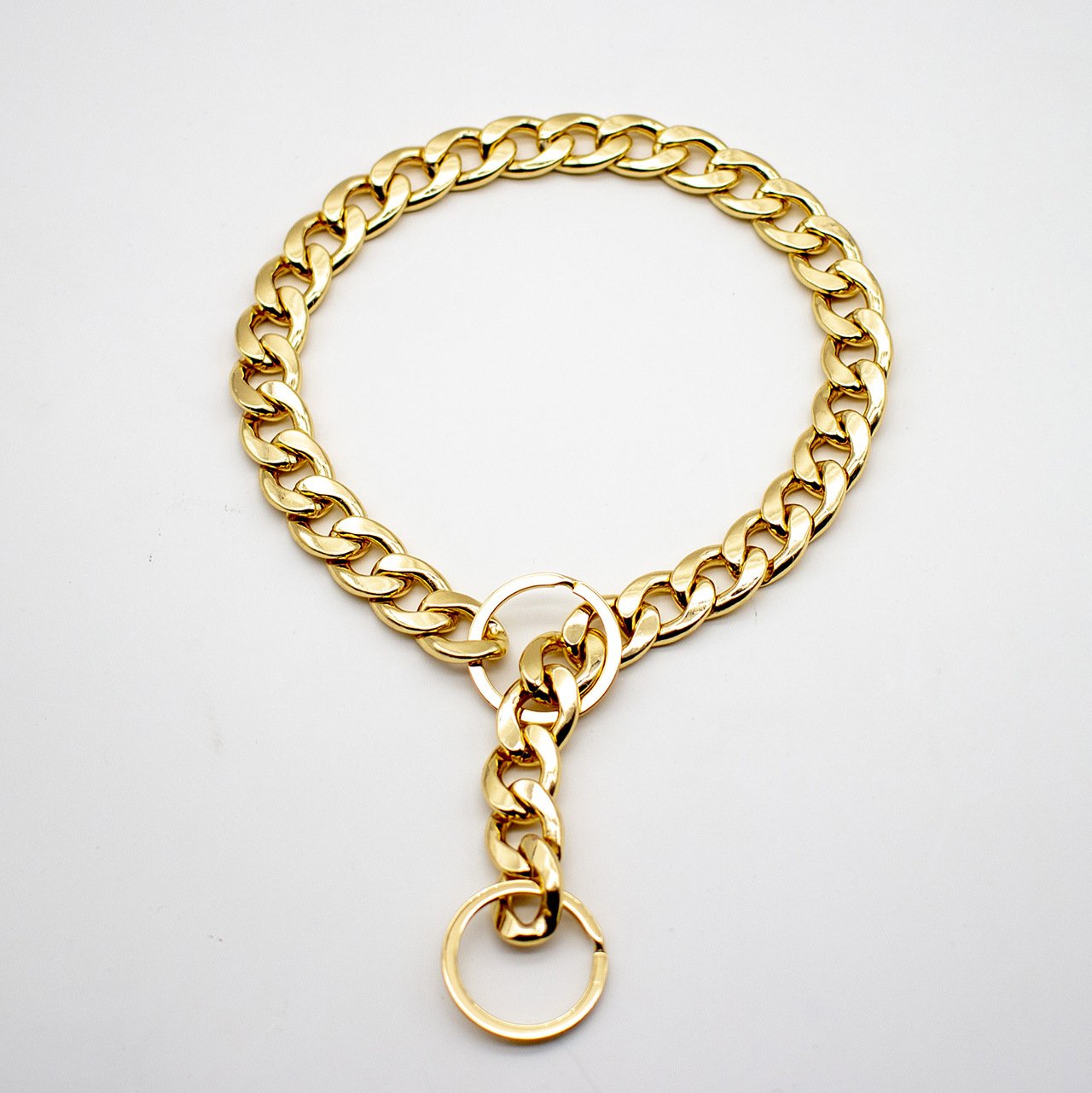 Large Gold Metal Dog Chain