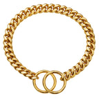 Stainless Steel Double Ring Drag Chain for Pets