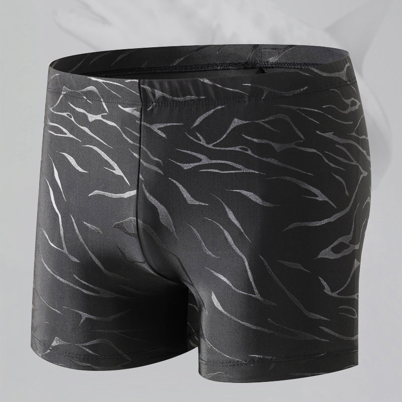 Men's Sharkskin Quick-Dry Swim Trunks