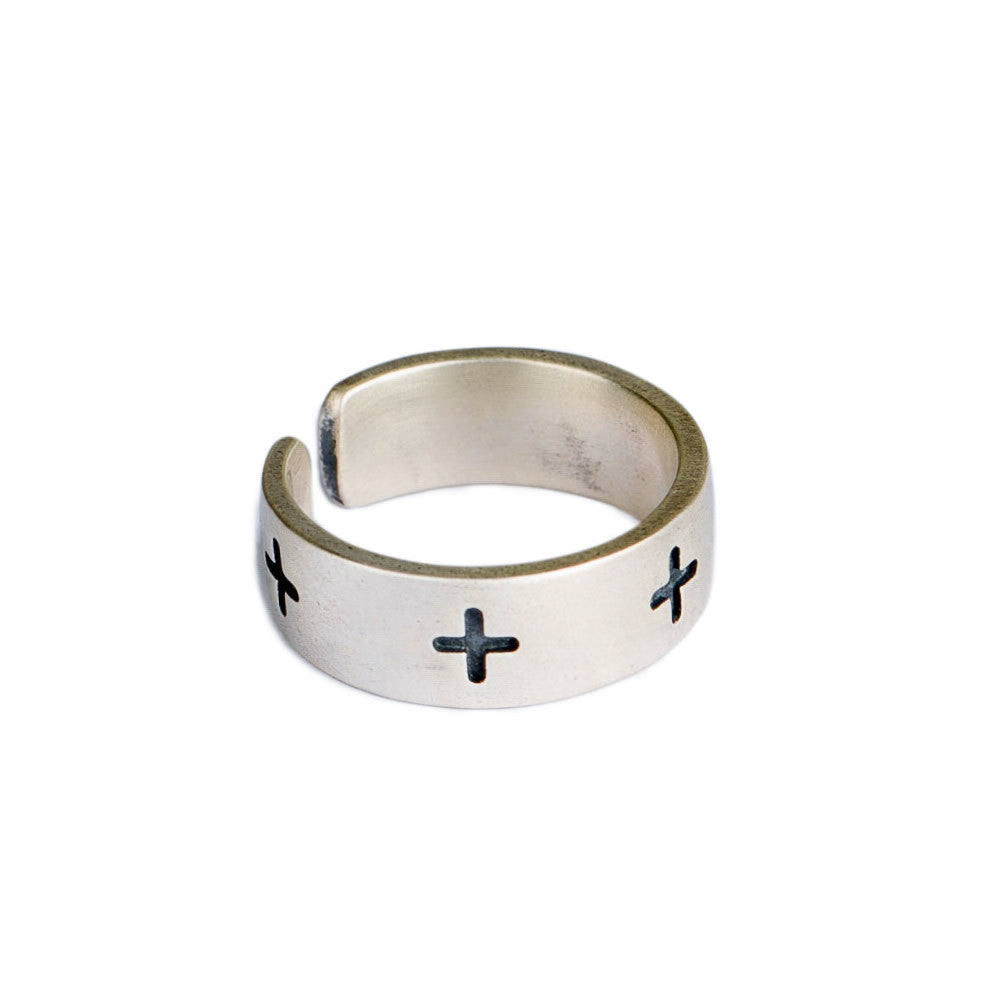 Retro Cross Ring